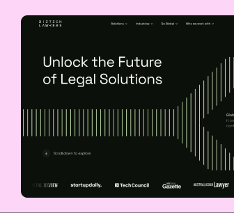 Website for a legal-sector client