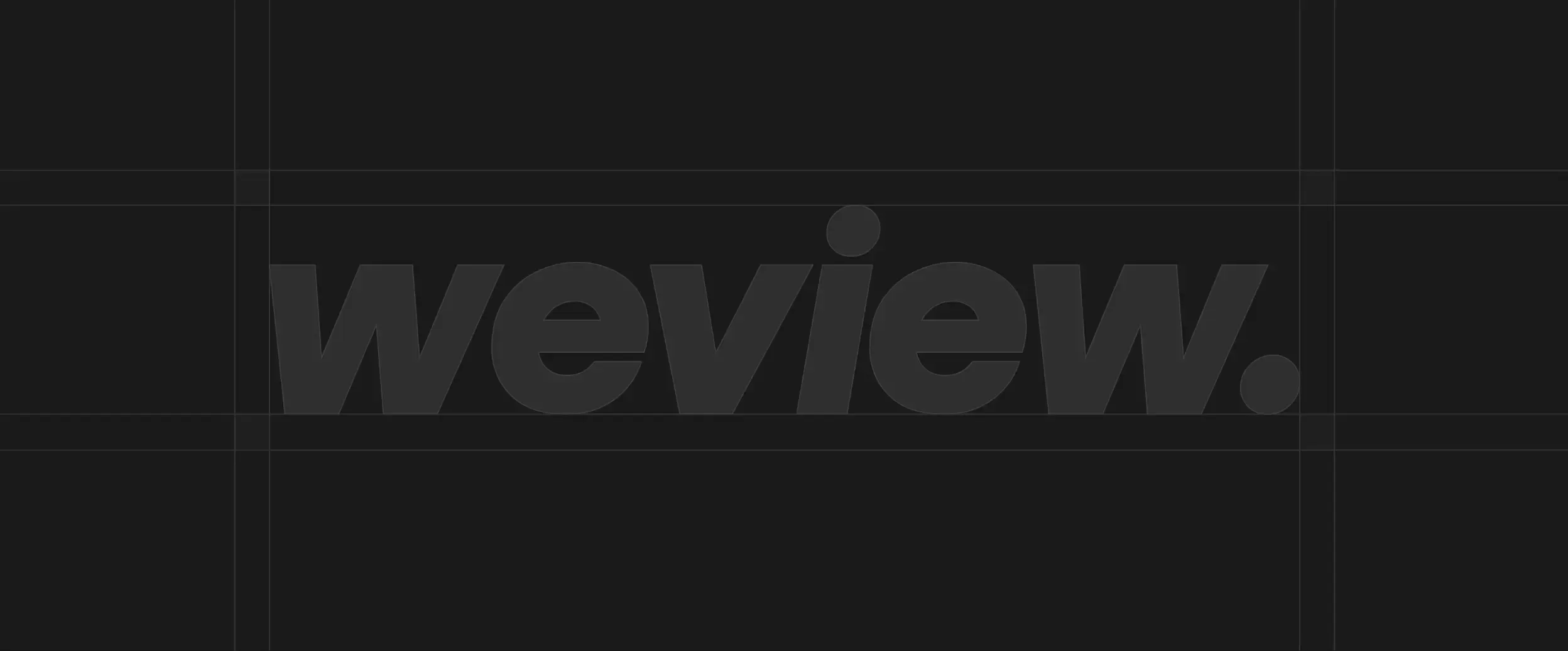 The wordmark set on its construction grid